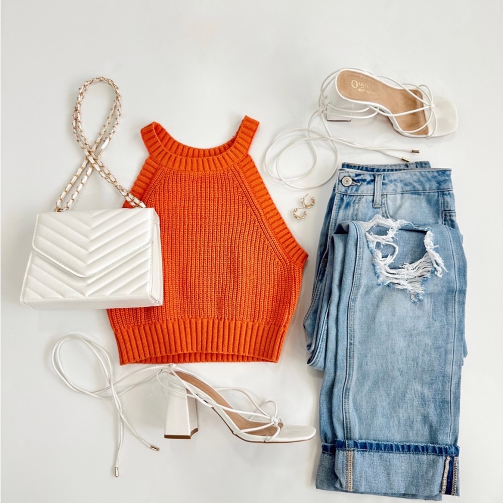 Orange Tank Top